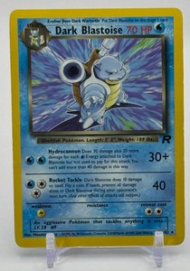 Dark Blastoise Pokemon Trading Card