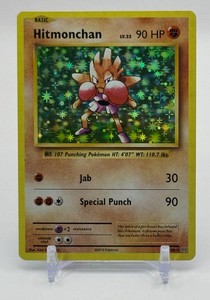 Hitmonchan Holo Pokemon Trading Card