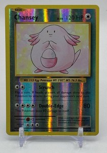 Chansey Holo Pokemon Trading Card