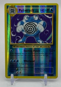 Poliwrath Holo Pokemon Trading Card