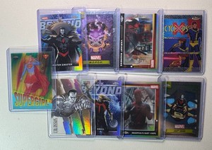 9-Card MarvelDC Insert Card Lot