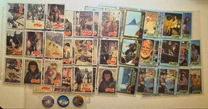 65 Cards & 3 Circular Cards From Shows and Movies Such As Jaws, Dukes of Hazard, or Bigfoot Cards