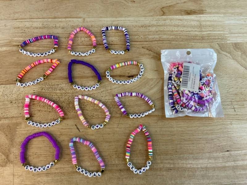 Olivia Rodrigo Beaded Bracelets, 24 Total - Brand New Q