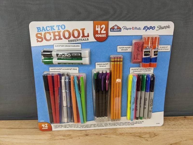 Back to School Essentials 42-Piece Stationery Set - Brand New