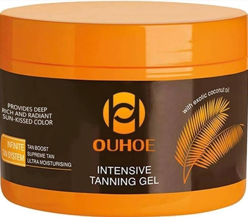 2 OUHOE Intensive Tanning Gel Jars - Brand New