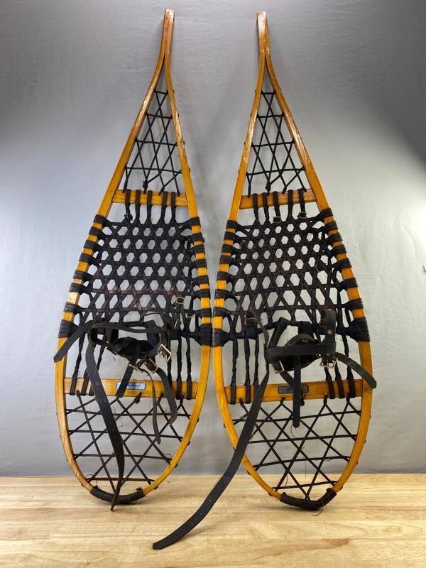 Vintage Snocraft Handmade Snow Shoes, 18 x 48 C