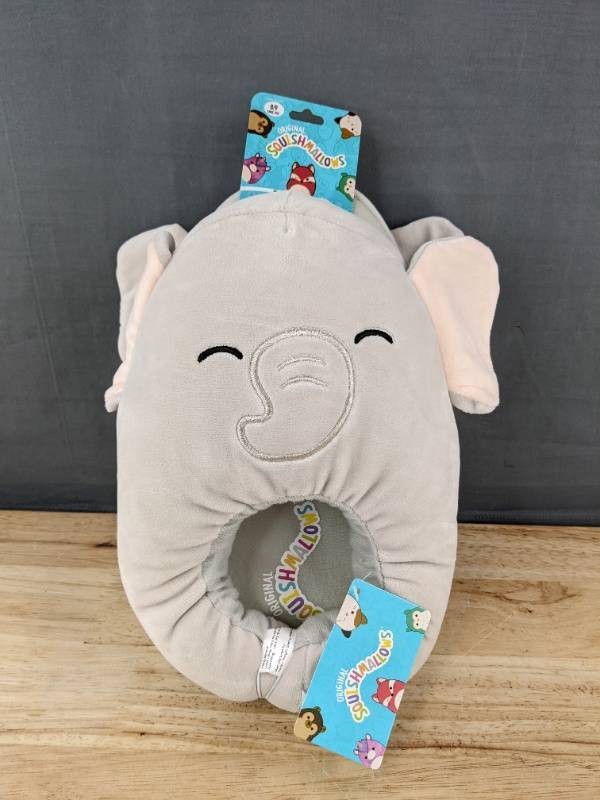 Squishmallows Elephant Slippers Size 89 - Brand New