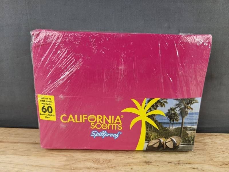 California Scents Air Fresheners, Pack of 12 - Brand New Q
