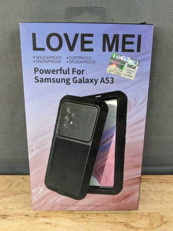 LOVE MEI Case for Samsung Galaxy A53, Shockproof, Dustproof - New