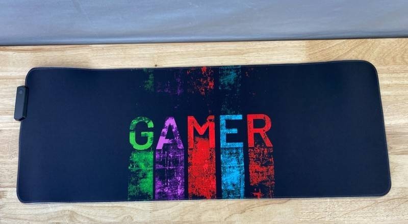 RGB Soft Extreme Gaming Mouse Pad With USB Cable - Brand New