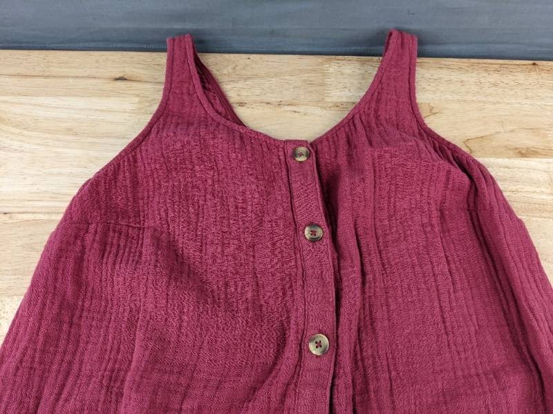 Isabel Jumpsuit Burgundy XS - Brand New