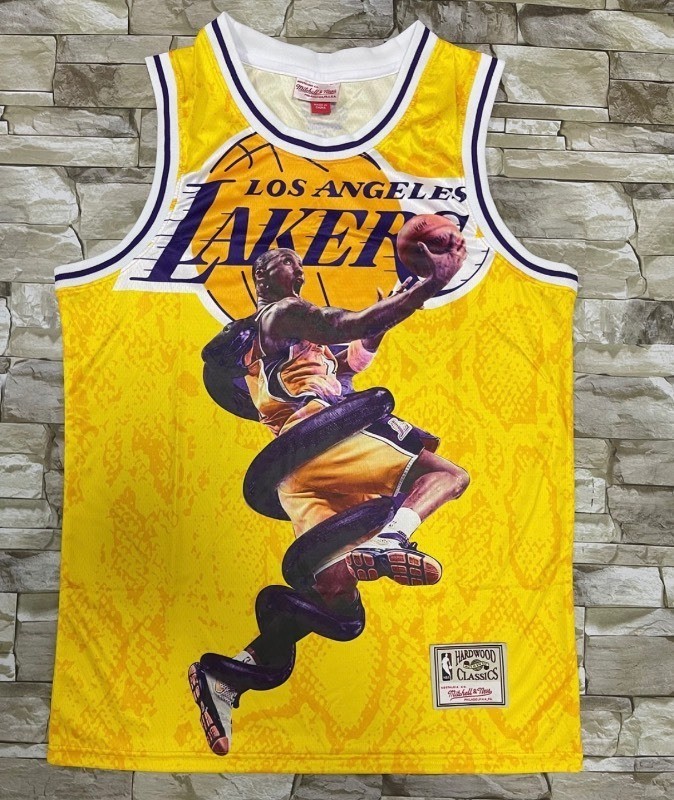 Mitchell & Ness Mamba Kobe Bryant Lakers Hardwood Classics Jersey, Mens XL - Brand New I