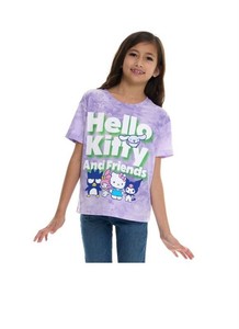 Hello Kitty and Friends T-shirt Size Youth XS, Purple - Brand New