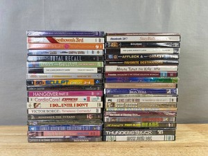 40 TV and Movie DVD Collection - The Bourne Supremacy, Iron Will, Remember the Titans, The Hangover Part II, Pineapple Express, Thunderstruck, Meet John Doe, Johnny Carson, Cardio Core, Total Retail, Karmiel Dance Festival Israel - Brand New&nbspC