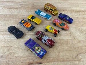 Die-Cast Toy Cars, Trucks &amp Custom Vehicles - Classic Cars, Ford, Hot Rod, Spider Concept Car, Race Cars, Etc., 10 Total&nbspC