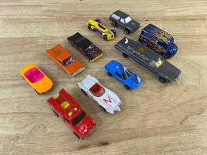 Die-Cast Toy Cars, Trucks &amp Custom Vehicles - SUV, Race Car, EMS, Race Car, Limousine, Etc., 10 Total&nbspC