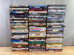 100 DVD Movie and TV Collection - March of the Penguins, Mad Men, Lord of the Rings, The Legend of Zorro, National Geographic, August Rush, My Fair Lady, Chicago, Juno, Elf, Into the Wild, A Fistful of Dollars, American Pie, Anchorman, Etc.&nbspC