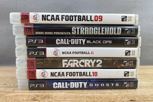 7 PlayStation 3 Video Games - NCAA Football, Call of Duty, John Woo, Etc.&nbspC