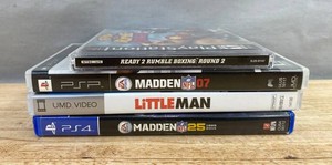 PlayStation Ready 2 Rumble, PSP Madden NFL, PS4 Madden NFL Games and Little Man PSP Movie&nbspC