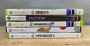5 Xbox 360 Video Games -  FIFA Soccer, G.I. Joe, Kinect, Etc.&nbspC