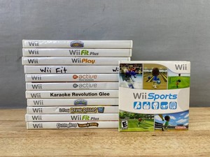 12 Nintendo Wii Video Games - Fit Plus, Skylanders, EA Sports Active, Guitar Hero, Etc.&nbspC