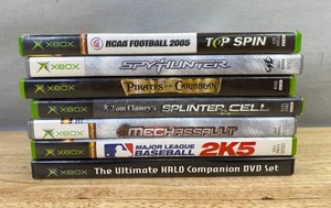 7 Xbox Games - NCAA Football, MLB 2K5, Halo, Pirates, Etc.&nbspC