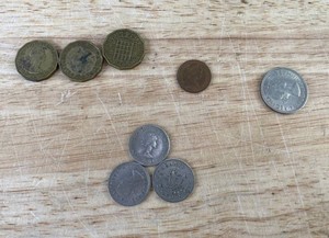 Vintage British Currency Coins, 7 Total&nbspK