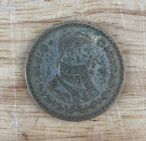 Mexico One Peso Coin, 10% Silver, 1961&nbspK