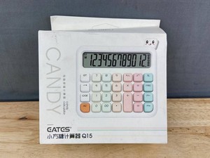 CATES Q15 12-Digit IT Keyboard Calculator, Black - Brand New