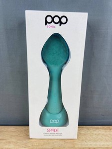 Pop Sonic Spade Sonic Face and Neck Beauty Device, Teal - New