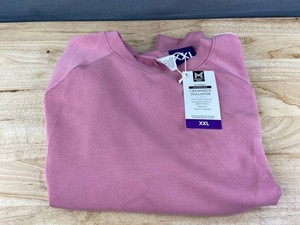 Members Mark Sandwash Crewneck Pullover, Rose, Womens Size XXL - Brand New