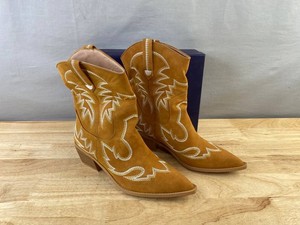 Western Cowboy Boots Size Womens 9.5, Brown - Brand New