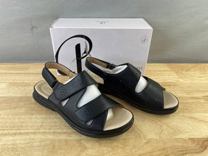 Centro Point Arch Support Sandals Womens Size 8, Black - Brand New
