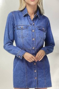 Frye Womens Denim Jean Dress, Blue, Size XS - Brand New