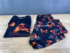 PJ Place Boys Gamer Pajama Set, Black and Orange, Size XL - Brand New