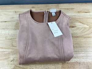 A New Day Suede Sleeveless Dress, Light Pink, Womens Size 0 - Brand New