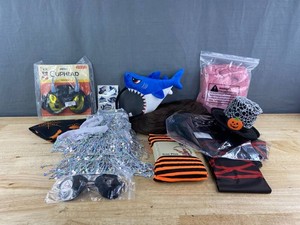 Assorted Halloween & Cosplay Accessories - Glasses, Headbands, Wigs, Etc. - Brand New