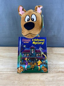 Scooby-Doo Plush & Halloween Mystery Book - Brand New
