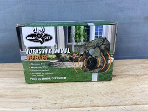 Buck Off Ultrasonic Motion Activated Animal Repeller - Brand New