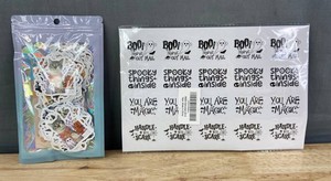 Halloween Themed Stickers, 140 Total - Brand New