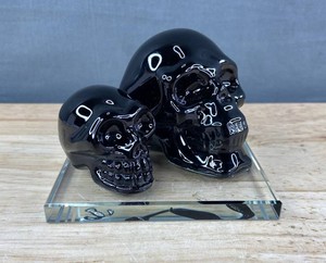 Black Skulls Sculpture - Brand New