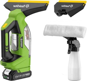 TaskStar Cordless Electric Vacuum Squeegee Window Cleaner