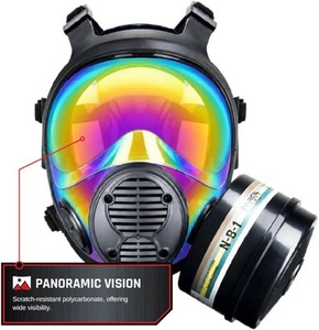 Parcil Distribution Full-Face Tactical Respirator Mask