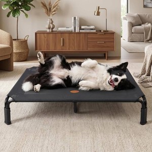 Woochpet Outdoor Elevated Cooling Dog Bed for MediumLarge Dogs