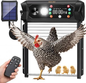 Ckin Pet Automatic Solar Powered Chicken Coop Door