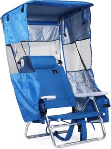 Nice C 5-Position Backpack Beach Chair with Canopy