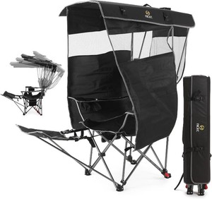 Nice C 4-Position Reclining Canopy Camping Chair