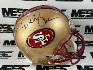 Terrell Owens Autographed Full-Sized Replica San Francisco 49ers Ridell  Football Helmet
