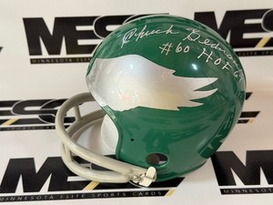 Chuck Bednarik Autographed Philadelphia Eagled Mini Football Helmer