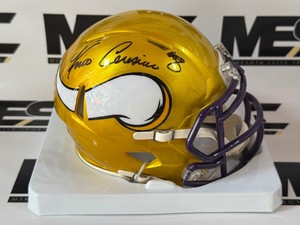 Kirk Cousins Autograph w Beckett Authenticity Minnesota Vikings Flash Mini Football Helmet